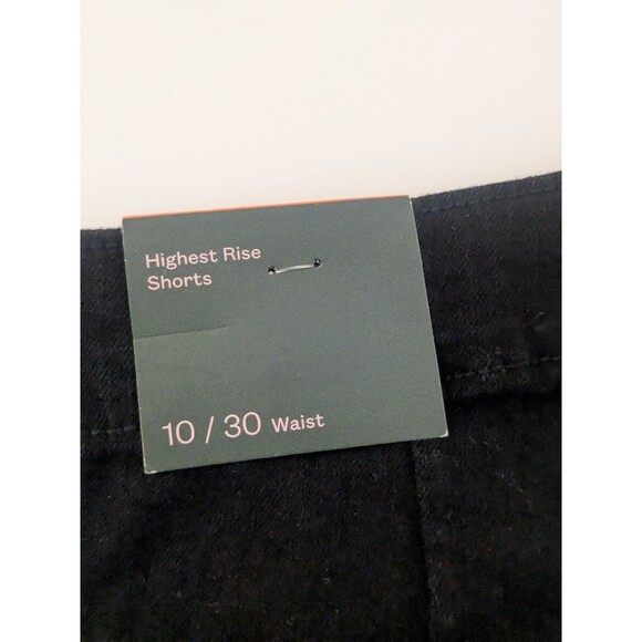 Wild Fable Black denim highest rise denim shorts 10 - Picture 6 of 9